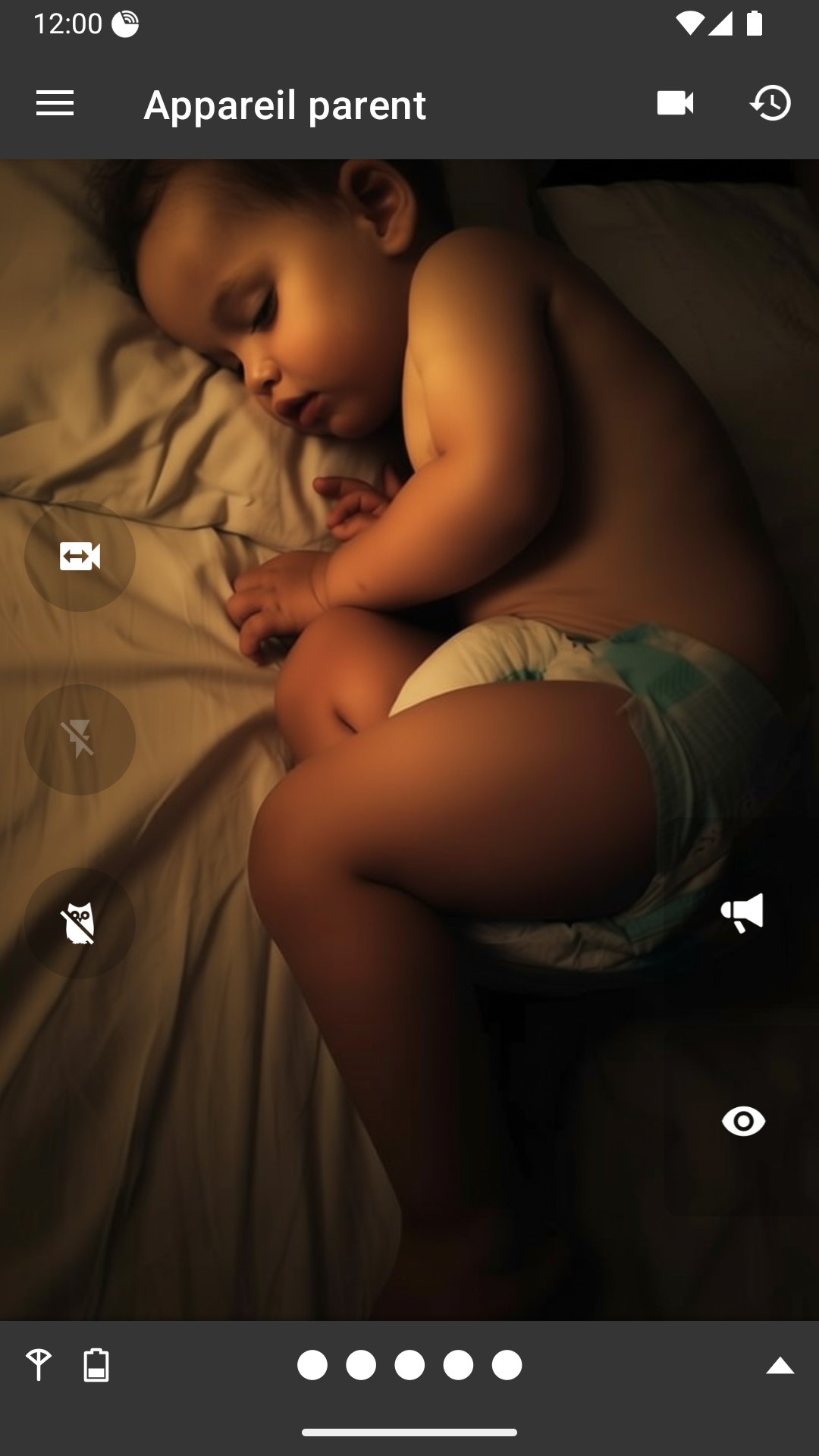 Vision nocturne dans Dormi